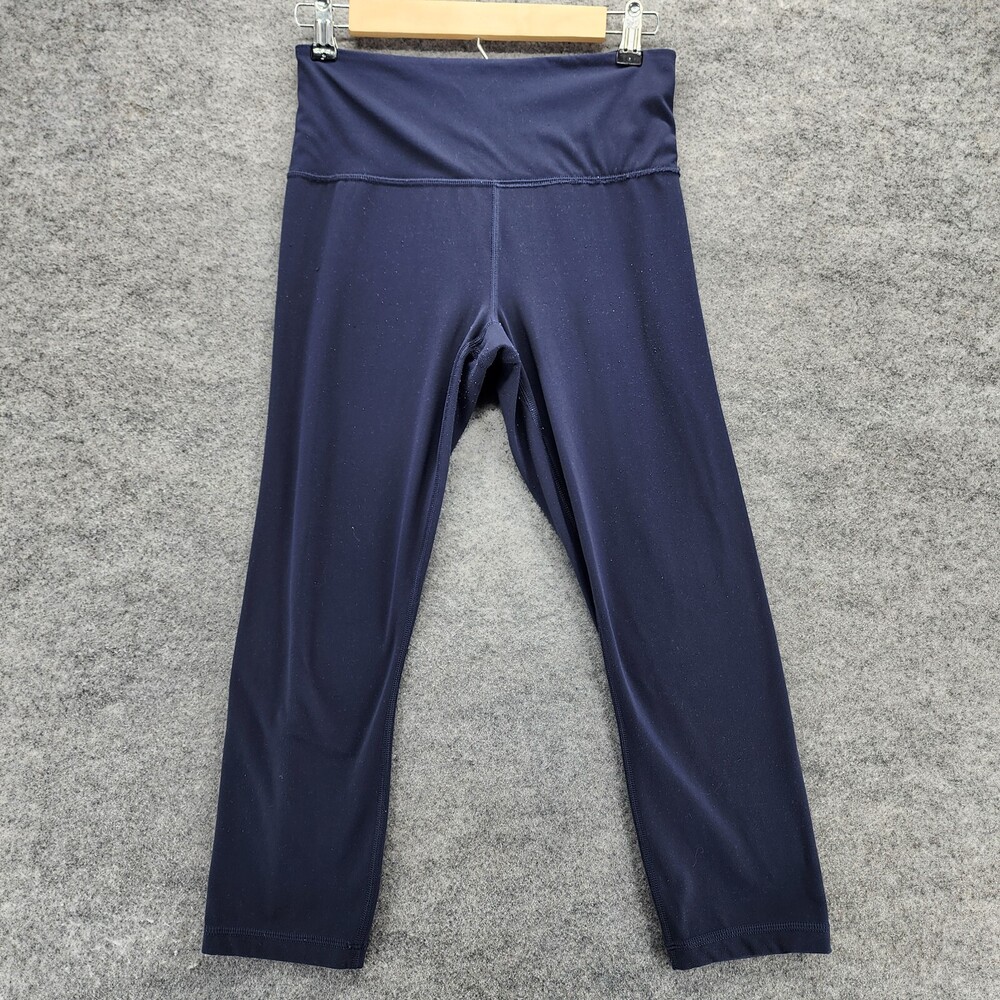 Athleta Leggings Womens Small Blue Mid Rise 26x21" Elation Capri